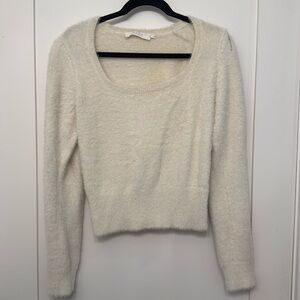 Ultra soft white sweater